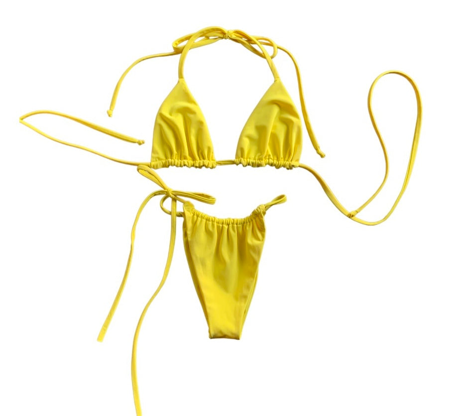 Yellow Matte Set